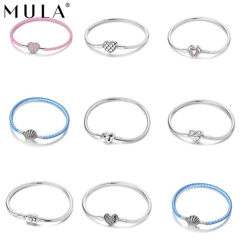 Bracciale charm chiusura cuore - bracciale,