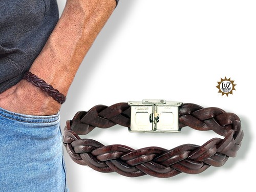 Bracciale uomo cuoio - in,