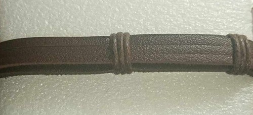 Bracciale cuoio fatto a - bracciale,