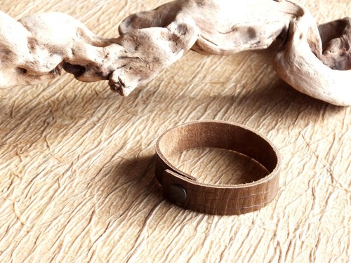 Bracciale vera pelle cuoio - vera,