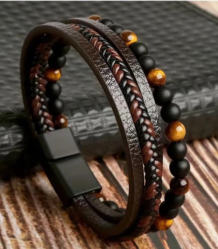 Bracciale uomo occhio tigre - uomo,