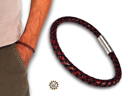 Bracciale cuoio tondo - bracciale,