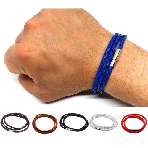 Bracciale uomo pelle in - pelle,