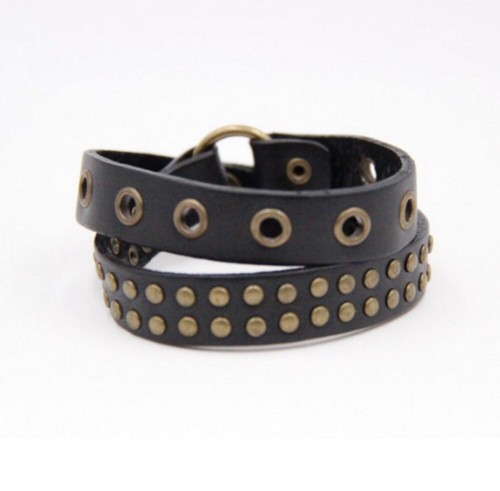 Bracciale uomo pelle cuoio - bracciale, pelle/cuoio