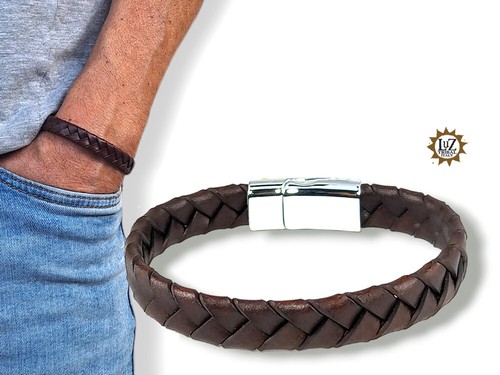Bracciale uomo cuoio - in,