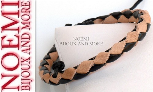 Bracciale uomo cuoio pelle - bracciale,