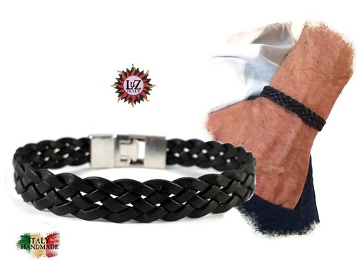 Bracciale uomo cuoio - bracciale, in