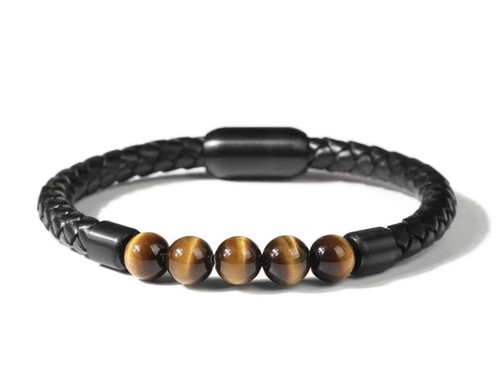 Bracciale uomo perle - uomo, occhio