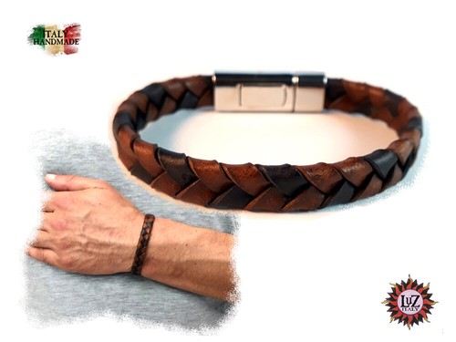 Bracciale uomo cuoio - bracciale,