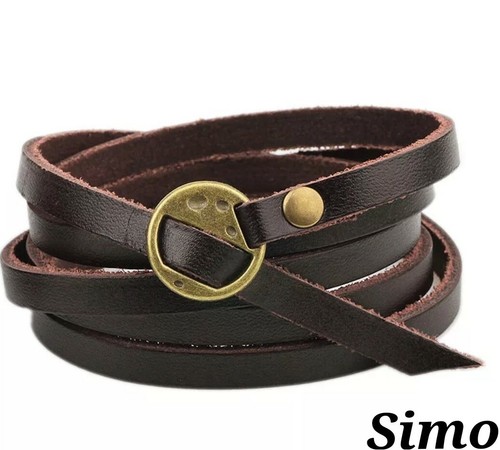 Bracciale cuoio uomo - bracciale,