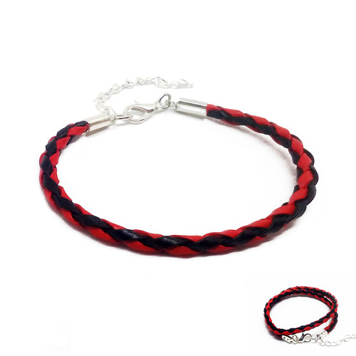 Bracciale milan cuoio - milan,