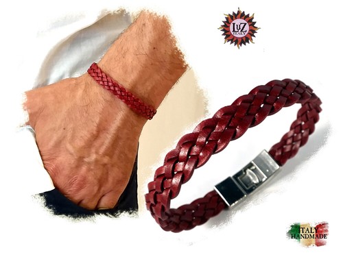 Bracciale uomo cuoio - uomo,
