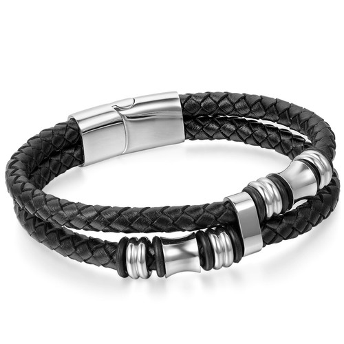 Bracciale uomo multistrato - bracciale,