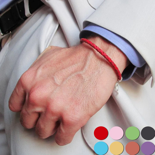 Bracciale rosso portafortuna - rosso,