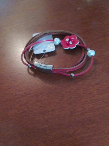 Bracciale cuoio vintage - bracciale,