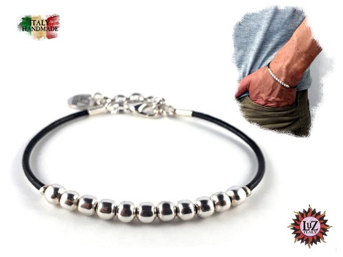 Bracciale cuoio uomo - , minimal