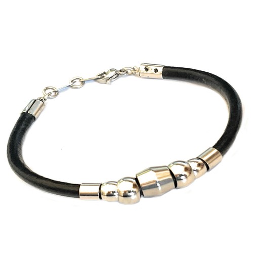 Bracciale uomo acciaio - uomo, in