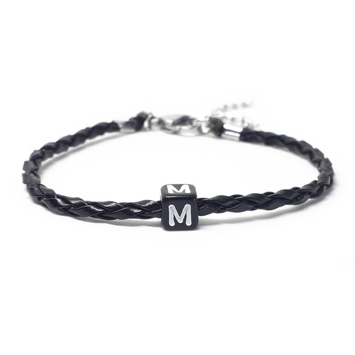 Bracciale con lettera - bracciale, iniziale