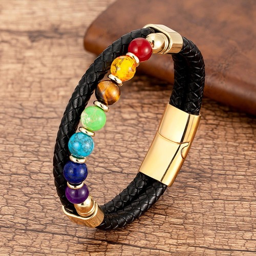 Bracciale chakra perline - bracciale,